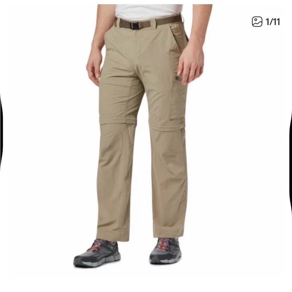 Columbia Silver Ridge Omni Shade Sun Protection Zip Off convertible Pants 34/34